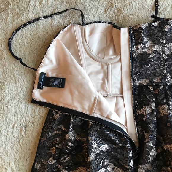 🥂MODA International Black Lace Cocktail Dress🔥 - Picture 4 of 5